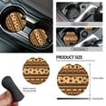 thumbnail image 6 of Renewold American Tribal Sunflower Car Seat Covers Full Set of 15, Steering Wheel Rearview Mirror Cover Seatbelt Pad Trash Bin Mount Sunglasses Holder Cup Holder Key Chain Auto Accessories, 6 of 7