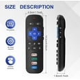 thumbnail image 4 of 2Pcs Replacement Remote for Roku TV Remote, Compatible with TCL Roku/Onn Roku/Hisense Roku/Philips Roku/Sharp Roku/Westinghouse Roku/Insignia Roku TV(Not for Roku Stick, Box or Speaker), 4 of 7