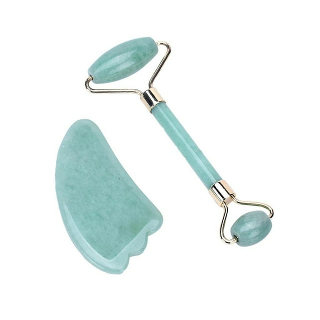 Masaje facial Jade Roller, herramienta de belleza natural Jade Guasha