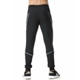 thumbnail image 4 of Pantalones para correr para hombre, pantalones deportivos reflectantes con cremallera para fútbol, pantalones deportivos de entrenamiento, pantalones deportivos para correr, pantalones de gimnasio, 4 of 5