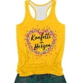 thumbnail image 4 of Gpoecd Camisoles Grande Taille pour Femmes Camisole Mode pour Carnaval Fête Tenue Décontractée Confortable Extensible Sans Manches Camisoles pour Femmes Jaune,m, 4 of 4