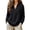 Black, variant on Women Long Sleeve Linen Tops Pullover Lightweight Plain Blouses Fashion Outfits Henley Neck Summer Vacation Shirts Casual Top Beach Tops Soft Breathable Gauze Tops Beige L