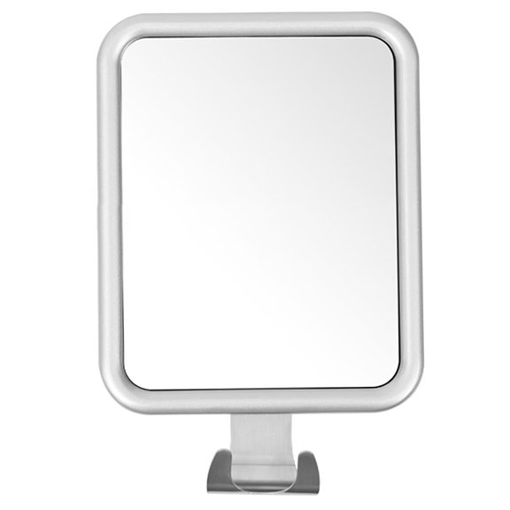Toystoory Espejo antivaho para baño, espejo antivaho sin perforaciones, espejo antivaho para baño montado en la pared con gancho colgante para baño de Juegos de accesorios de baño No.2 Toystoory HA027866-02