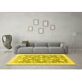 thumbnail image 3 of Ahgly Company Machine Washable Indoor Rectangle Oriental Yellow Traditional Area Rugs, 2' x 3', 3 of 4