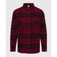 thumbnail image 4 of MEN'S WOODSY PLAID FLANNEL SHIRT, 4 of 5