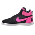 thumbnail image 4 of Nike Court Borough Mid (PS) Little Kid's Shoes Black/Pink Blast 845108-006, 4 of 6