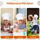 thumbnail image 3 of Minnieouse 4 Uds. Gorros de Chef blancos para niños, gorro de cocina elástico, pintura, juguete divertido para niños, gorros de disfraz, tienda de Sombreros Minnieouse  BFH001269-00, 3 of 6