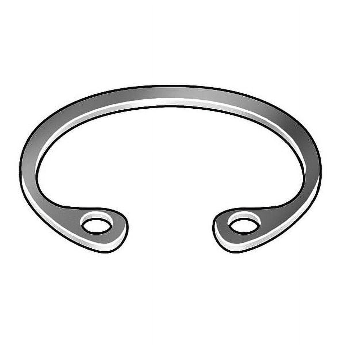 Internal Retaining Ring, Steel, Zinc Yellow Finish, 15/16 in Bore Dia., 50 PK HO-93ST ZD