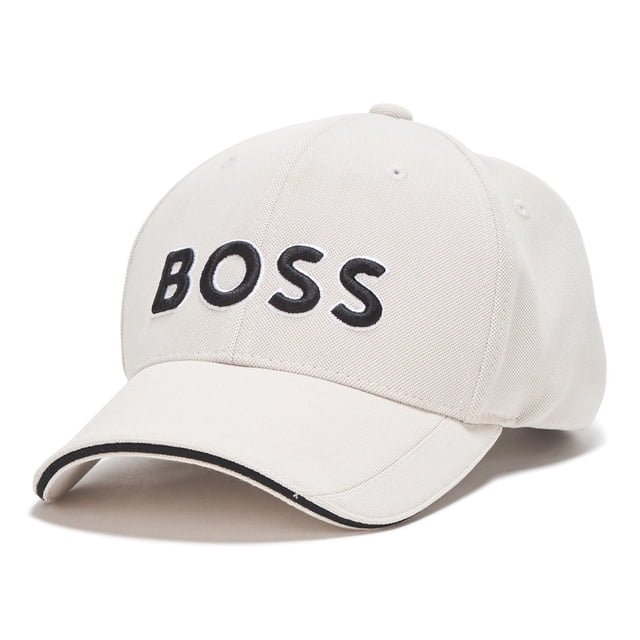 Gorra BOSS Técnica Piqué Logo Platino Marino Talla Única