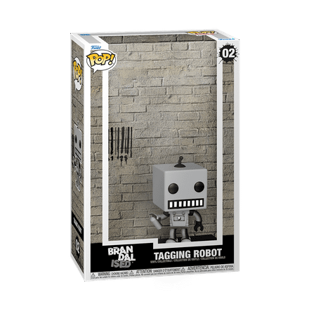 UPC: 0889698615174 | Funko Pop! Art Cover: Brandalised – Tagging Robot Vinyl Figure
