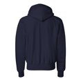 thumbnail image 3 of Champion Mens Reverse Weave Fleece Hoodie, M, Navy, 3 of 3