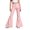 Light Pink, variant on Gaexia School Uniform Pants Flare Dress Pants High Waist Straight Pants Stretchy Elastic Waist Bell Bottoms Preppy Clothes Comfortable School Uniform Trousers Spring Fall Winter