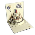 thumbnail image 2 of Dserhfy 3D Birthday Card Pop-Up Greeting Card with Musical Lights Happy Birthday Card with Cake for Women Men Kids Friends, 2 of 8