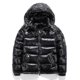 thumbnail image 1 of Shiny Down Jacket Men's Winter Jacket Stand Collar Down Jacket With Hood, 1 of 4
