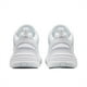 thumbnail image 3 of Zapatillas clásicas M2K Tekno blancas de platino puro, unisex, cómodas, de suela gruesa, estilo retro, informales, de caña baja, 3 of 4
