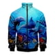 thumbnail image 3 of Chaqueta con estampado 3D de delfines, bonita chaqueta con gráficos de organismos marinos para hombres y niños, ropa divertida de moda, chaqueta de invierno, tops para mujer, 3 of 5
