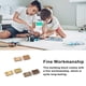 thumbnail image 3 of Tholdsy 100X Building Block Solider Sandbags Kid Toy Suministros educativos Ahorro de espacio Superficie lisa DIY Prop Blocks Plaything Juguetes de construcción Beige (Redondo), 3 of 6