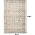 thumbnail image 2 of Loloi Magnolia Home by Joanna Gaines Gigi Collection GIG-02 Ivory/Stone 2'-7" x 4' Runner Rug, 2 of 7