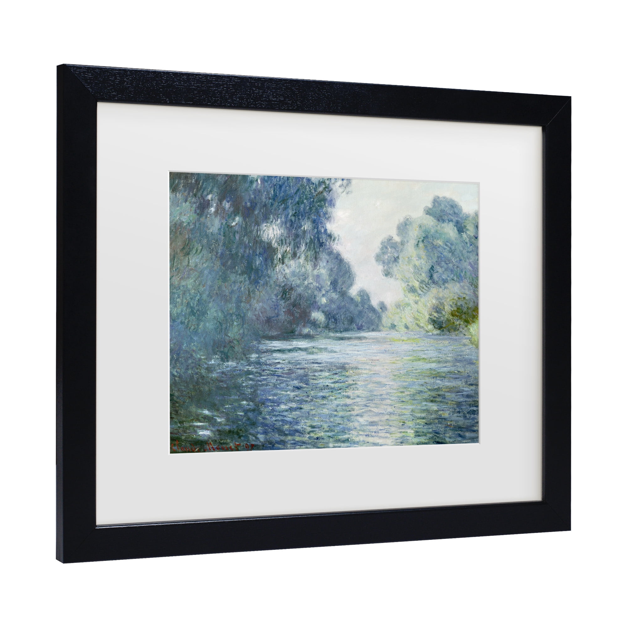 Trademark Fine Art 'Branch of the Seine near Giverny' Canvas Art by Claude Monet