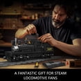 thumbnail image 7 of Shay-Type Steam Locomotive Building Set with LED Lighting, Remote/App Control Model Train Block Kit with Tracks, Engineering Toy Kit for Adults (880 PCS), 7 of 7