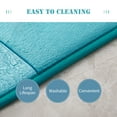 thumbnail image 2 of Amdohai 18 X 30 Inch Flannel Bath Mat Soft Floor Rug Non Slip Water Absorbent Door Mat Shower Rug Machine Washable Bathroom Rug Carpet, 2 of 8
