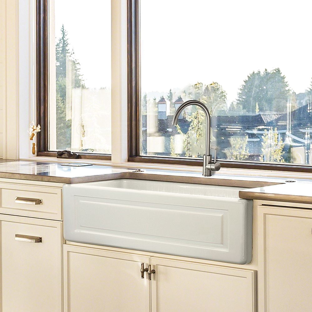 Transolid Cameron Hi-Arc Single Handle Kitchen Faucet
