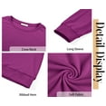 thumbnail image 6 of Fantaslook Fall Sweatshirts for Women Crewneck Long Sleeve Shirts Casual Tunic Tops Lightweight Pullover Sweatshirts, 6 of 8