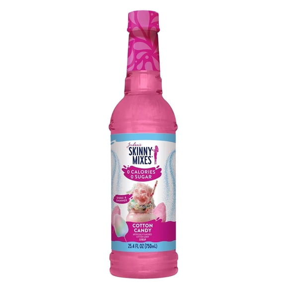 Jordan's Skinny Mixes Sugar Free Cotton Candy Syrup, 25.4 Fl Oz