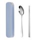 thumbnail image 1 of Matsuzay 1 Juego de cubiertos de oro negro, vajilla de acero inoxidable, juego de cubiertos, cuchillo de cena, tenedor, cuchara, triangulación de envíos Mostrada Dicker blauer Zweiteiler Matsuzay HA003766-05, 1 of 1