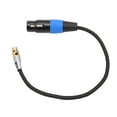 thumbnail image 2 of XLR Female To Mini XLR Female Sound Cable, 3 Pin XLR Female To Female Interconnect Cable Stable Double Shielding Design  For Microphones For Cameras 1m/3.3ft, 2 of 8