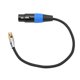 thumbnail image 1 of Cable XLR hembra a hembra de 3 pines Cable de sonido XLR hembra a Mini XLR hembra resistente a la corrosión para micrófonos para cámaras Amonsee Otros, 1 of 8