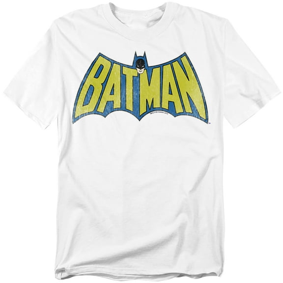 DC Comics T-Shirt Classic Batman Logo Unisex Graphic Tee For Men & Women White