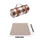 thumbnail image 5 of Fiudx Esterilla de Picnic Lavable, con Correa de Mano de Cuero Grueso, Resistente a La Humedad, Tela de Algodón Suave y Transpirable, Ideal para Picnics En La Playa y Camping, Ideal para Viajeros Al, 5 of 6