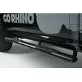 thumbnail image 3 of Go Rhino Nerf Bar 105439987T 1000 Series; With Step Pads; 5 Inch Oval Straight; Textured Powder Coat; Black; Steel; With Welded-Look Replaceable End Caps; Rocker Panel Mount, 3 of 3