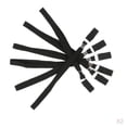 thumbnail image 1 of Bastón de Senderismo Yuyangstore Bastón Cuerda Negro 12pcs, 1 of 7