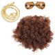 thumbnail image 2 of 1 Set Disco Party Wig Fake Gold Chain Necklace Sunglasses 70s Costume Accessories Random Style, 2 of 4
