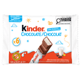 thumbnail image 1 of KINDER CHOCOLATE/CHOCOLAT Milk Chocolate Bar With A Milky Filling, 6 Individually Wrapped Bars Per Pack, 126 g, 1 of 6