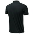 thumbnail image 3 of Mens Plus Size Shirts Quick-drying Short-sleeved T-shirt Casual Slim Stretch Sports T-shirt Top Blouse, 3 of 3