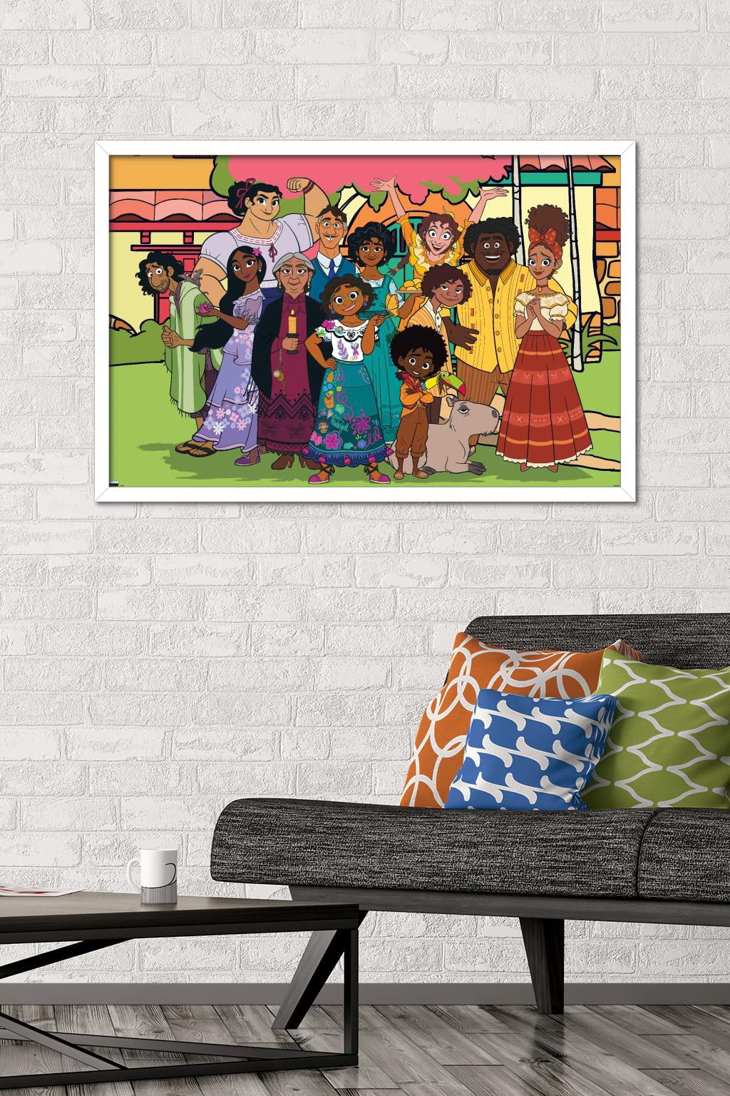 Disney Encanto - Family Wall Poster, 22.375" x 34", Framed