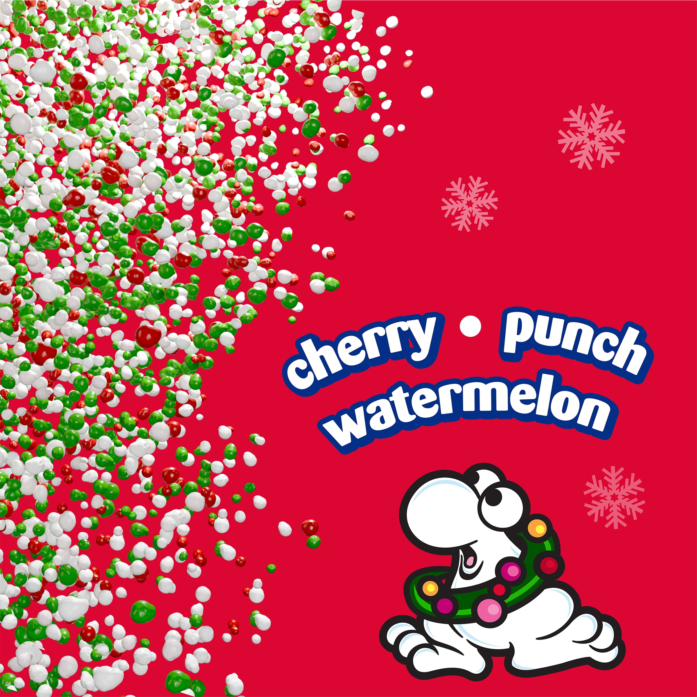 (3 pack) NERDS Frosty Holiday Nerds Treat Box, Christmas Candy, Red and Green Candies, 5oz