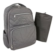 Hudson Baby Premium Diaper Bag Backpack and Changing Pad, Charcoal, One Size