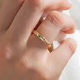 thumbnail image 2 of Hitanshu Jewels Round Cut CZ Women's Stunning Band Ring In 14k Yellow Gold Finish, 2 of 3
