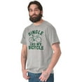 thumbnail image 4 of Single Like My Bicycle Gear Hipster Plus Size Crewneck Graphic Tee Shirt Brisco Brands 3X, 4 of 5