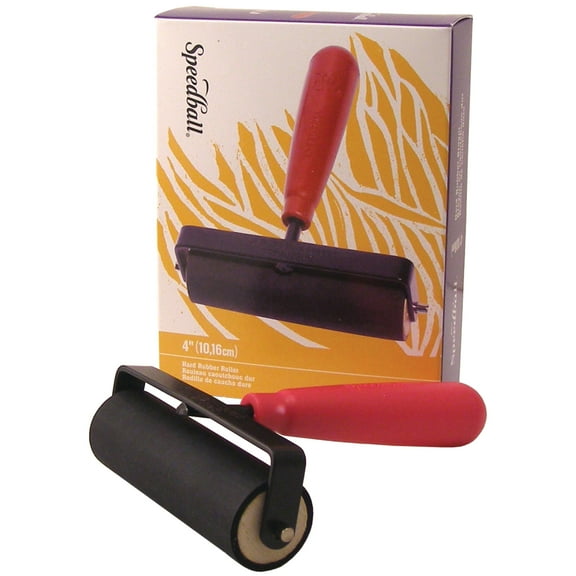 Speedball Deluxe Hard Rubber Brayer, 4in, No. 51