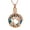 Rose Gold, variant on Tree of Life Animal Urn Necklace for Ashes Crystal Giraffe Cremation Ashes Jewelry Keepsake Pendant Necklace for Women Men Giraffe Urn Pendant