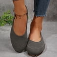 thumbnail image 2 of Womens Ballet Flats 2025 Fall Fashion Non Slip Work Shoes Soft Comfortable Casual Slip-On Walking Loafers, 2 of 6