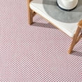 thumbnail image 5 of Safavieh Courtyard Finnian Solid Indoor/Outdoor Area Rug, Ivory/Pink, 4' x 4' Square, 5 of 10