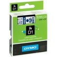thumbnail image 2 of Dymo Label Tape, Removable, 3/8", Blue/White, 2 of 4