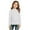 White, variant on Kids Thermal Long Sleeve Shirt Base Layer for Cold Weather Breathable Moisture Wicking Top All Day Comfort 150 Size White