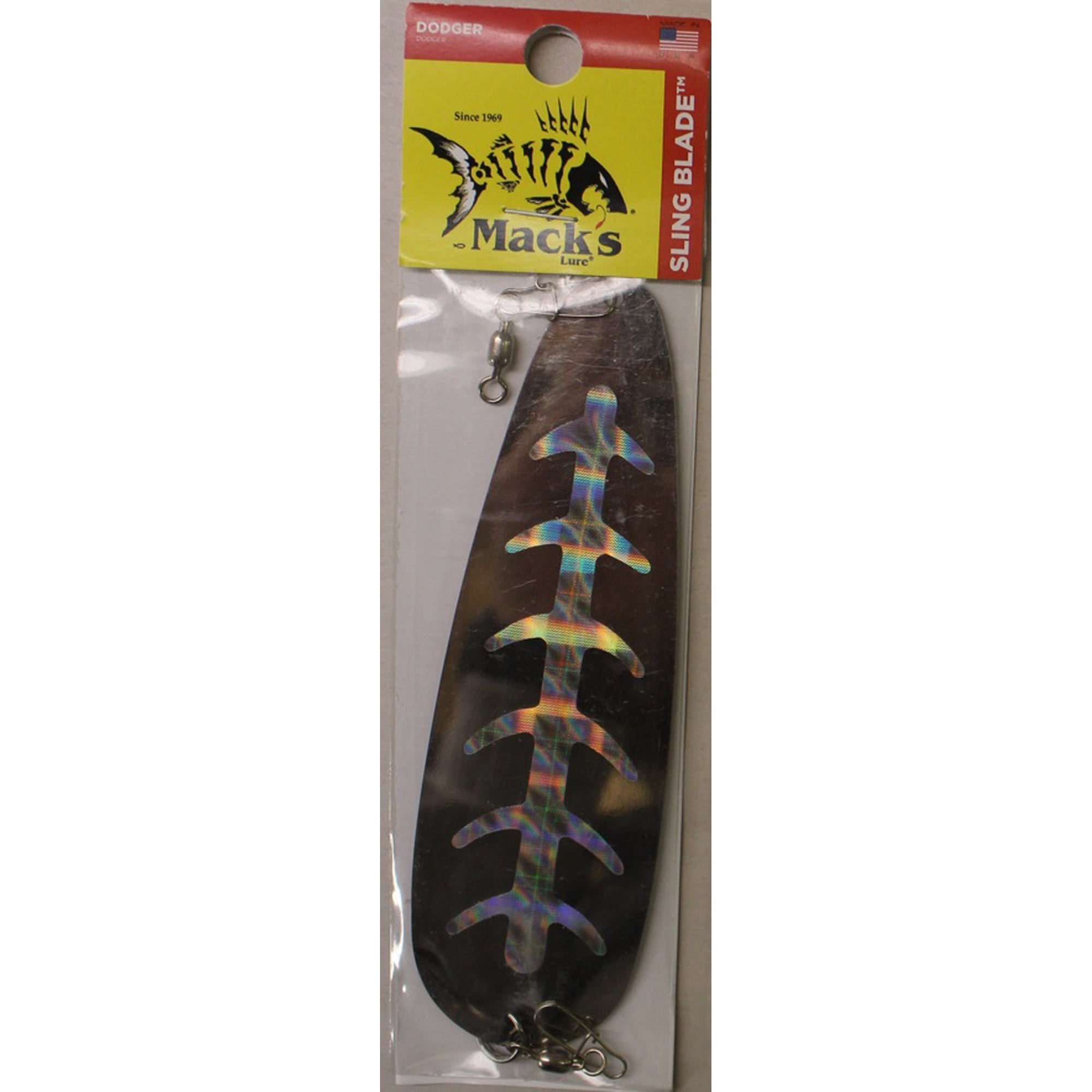 Mack s Lure Sling Blade Original Nickel Silver 6
